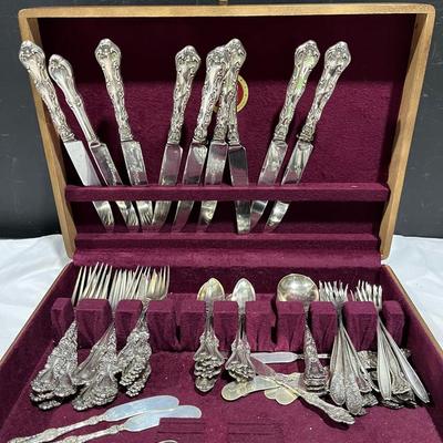 Sterling Silver Marked Vintage Flatware ~ 2082 Grams 