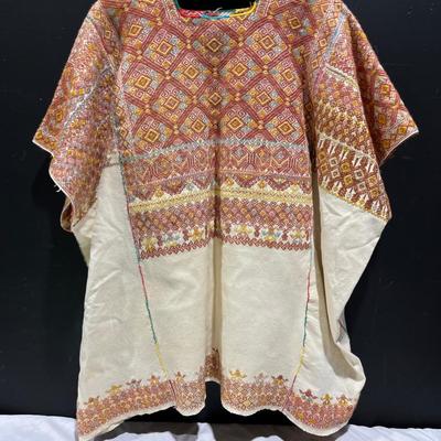 Vintage Hand Woven Guatemalan Huipil 