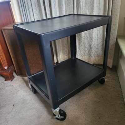 Black Metal Rolling Cart