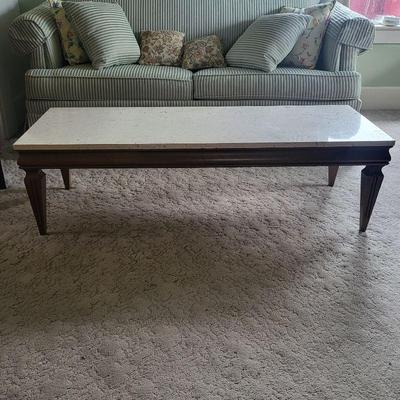 Removable Marble Top Coffee Table