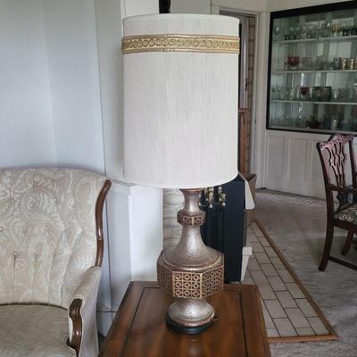 Mid Century Hexagon Lamp