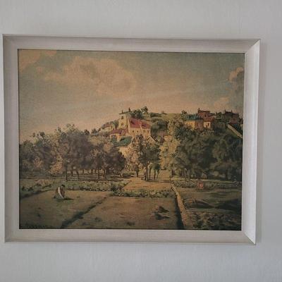 Vintage Pissarro Print