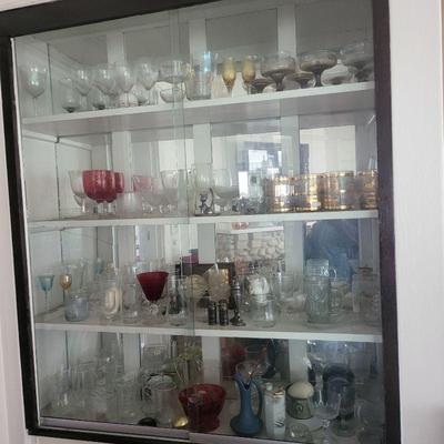 Various Glassware. Misc China.
