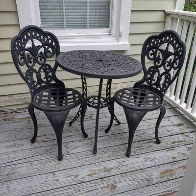 Patio table and chairs