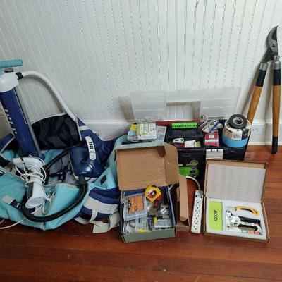 Stanley toolbox air pumps, pruner and more