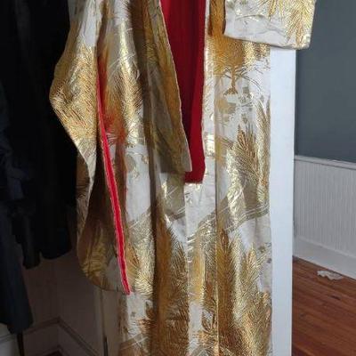 Japanese ceremonial kimono