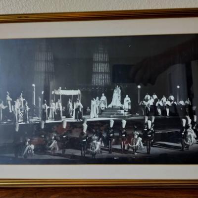 Vintage 1988 Radio City Rockettes Black And White Stage Scene Printed Photograph