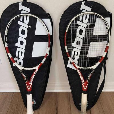 Two Babolar Roland Garros Tennis Rackets
