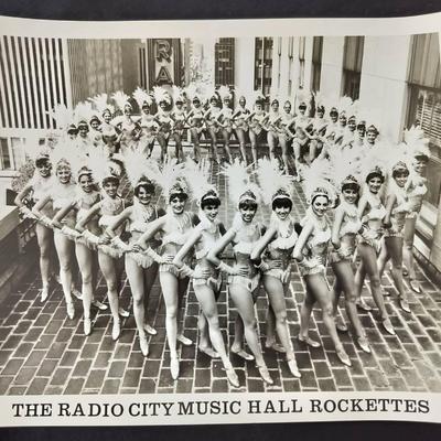 "The Radio City Music Hall Rockettes" Vintage Black And White Photograph #2