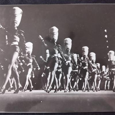 Radio City Rockettes Vintage Exclusive Black And White Photograph #1
