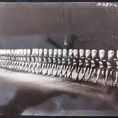 Vintage Radio City Music Hall Rockettes Black And White Photograph 5-287-2