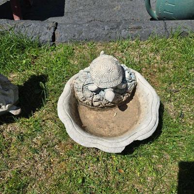 Cement lawn decoration
