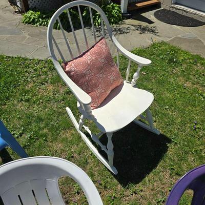 Wooden rocker