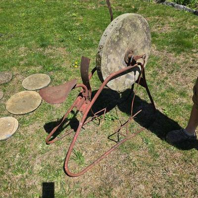 Antique Sharpening wheel