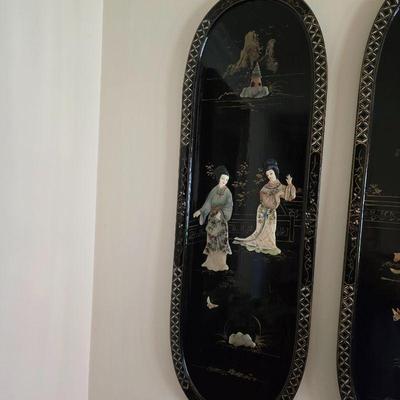 Oriental wall hangings