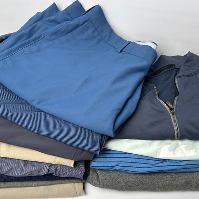 Men’s Golf/Activewear Shorts & Shirts - Peter Millar, Greyson, Dunning & More - Sizes 36,38,L,XL