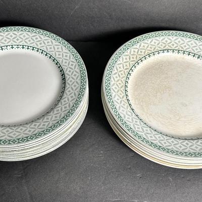 Antique Johnson Bros “The Laredo” 8” Plates (18)