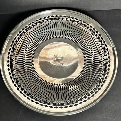 Sterling Silver Monogrammed Tray
