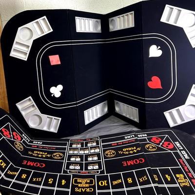 Compact Casino: Portable Gambling & Card Game Tabletop Set