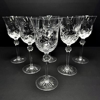 Wedgwood Crystal Sovereign 9" Wine Glasses – Set of 6