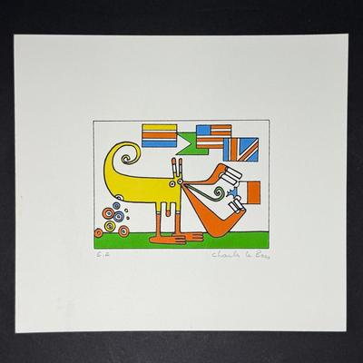 Charles Le Bars Signed Artist’s Proof Print - 10x11”