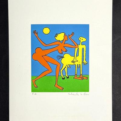 Charles Le Bars Signed Artist’s Proof Print - 11x9”