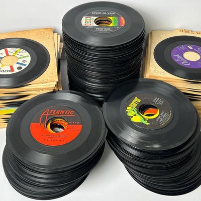 1950s-1970s Vinyl 45s - Early Rock, Pop & More: The Beatles, Little Richard, Plus