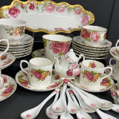 Rose Pattern Ceramics: Royal Albert, Haviland Limoges, Royal Stuart And More