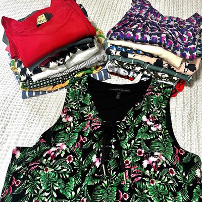 Women’s Spring/Summer Tops - WHBM, Ann Taylor, Loft, Kasper, Jones NY, Banana Republic (S-L)