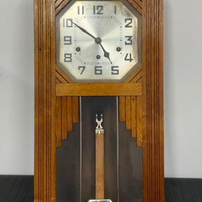 Antique Art Deco Westminster Wall Clock 
