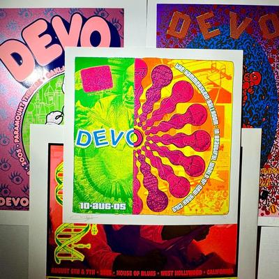 Devo Live 2005 Official Poster Series (3ct) 