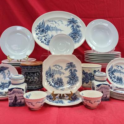 42pc Mixed Christopher Stuart Porcelain China And More