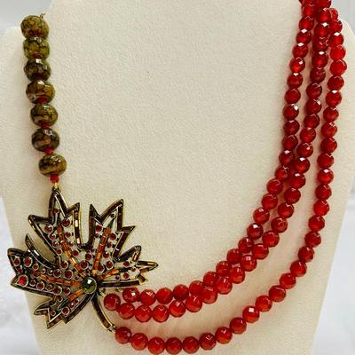 Heidi Daus Forever Autumn Necklace, Like New