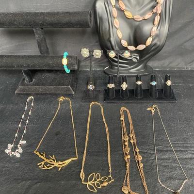 Coldwater Creek Nicer Costume Jewelry plus Sterling Rings