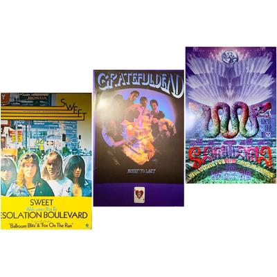 Santana, David Bowie, Gratefuldead Posters & More! 