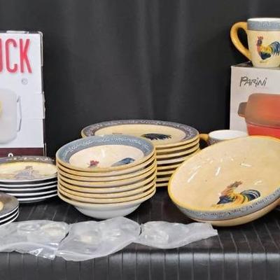 CYPRESS Home & NOBLE EXCELLENCE Dishware, Pizza & Baking Stone, PARINI Ceramic Dish
