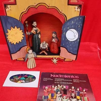 Hand Carved and Painted Nativity Scene-Phillipines 