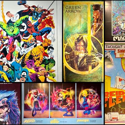 Marvel, Green Arrow Posters & More! 