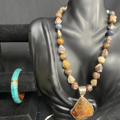 Jay King Sterling Turquoise, Copper, and Stone Jewelry
