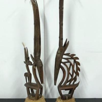 Antique Chiwara Headdresses 