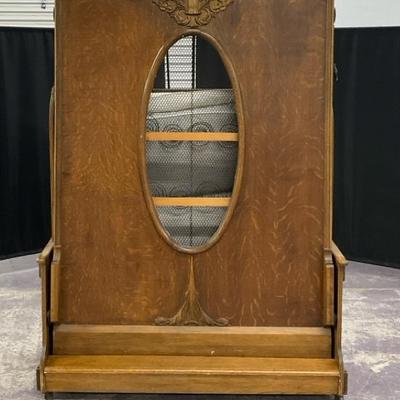Antique Victorian Oak Murphy Bed