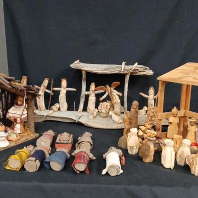 Five World  Nativity Scenes, Nigerian Nativity, Driftwood Nativity + More
