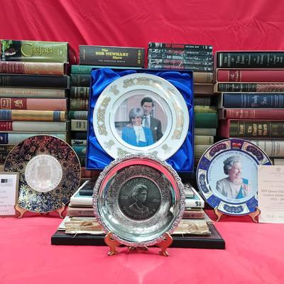 Authentic Golden Jubilee Plates W/ Vintage Literature