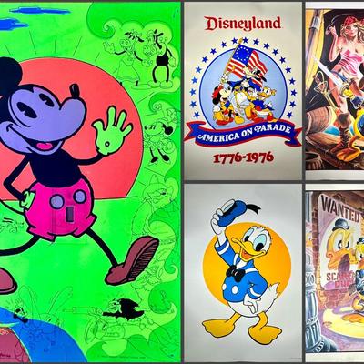 Disney Land & Donald Duck Parody Posters 
