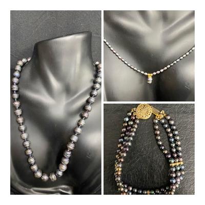 Freshwater Pearls Bracelets & Necklaces w/14k Clasps