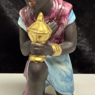 GOEBEL NATIVITY KING Kneeling Moorish Black Wise Man