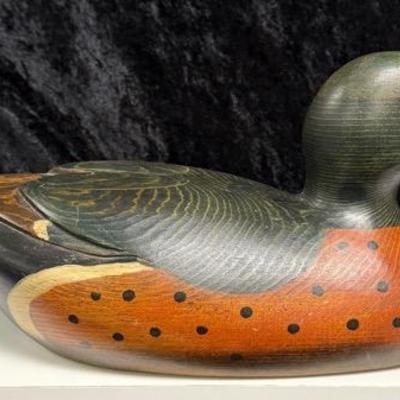 VINTAGE TOM TABER SIGNED Duck