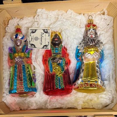 Kurt S. Adler Polonaise Komozia Poland Three Kings Collection 3pc ornament set