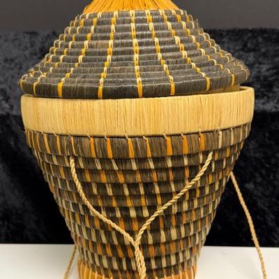 Handwoven Rwandan Basket