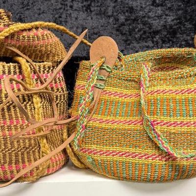 Vintage Handwoven Bags 